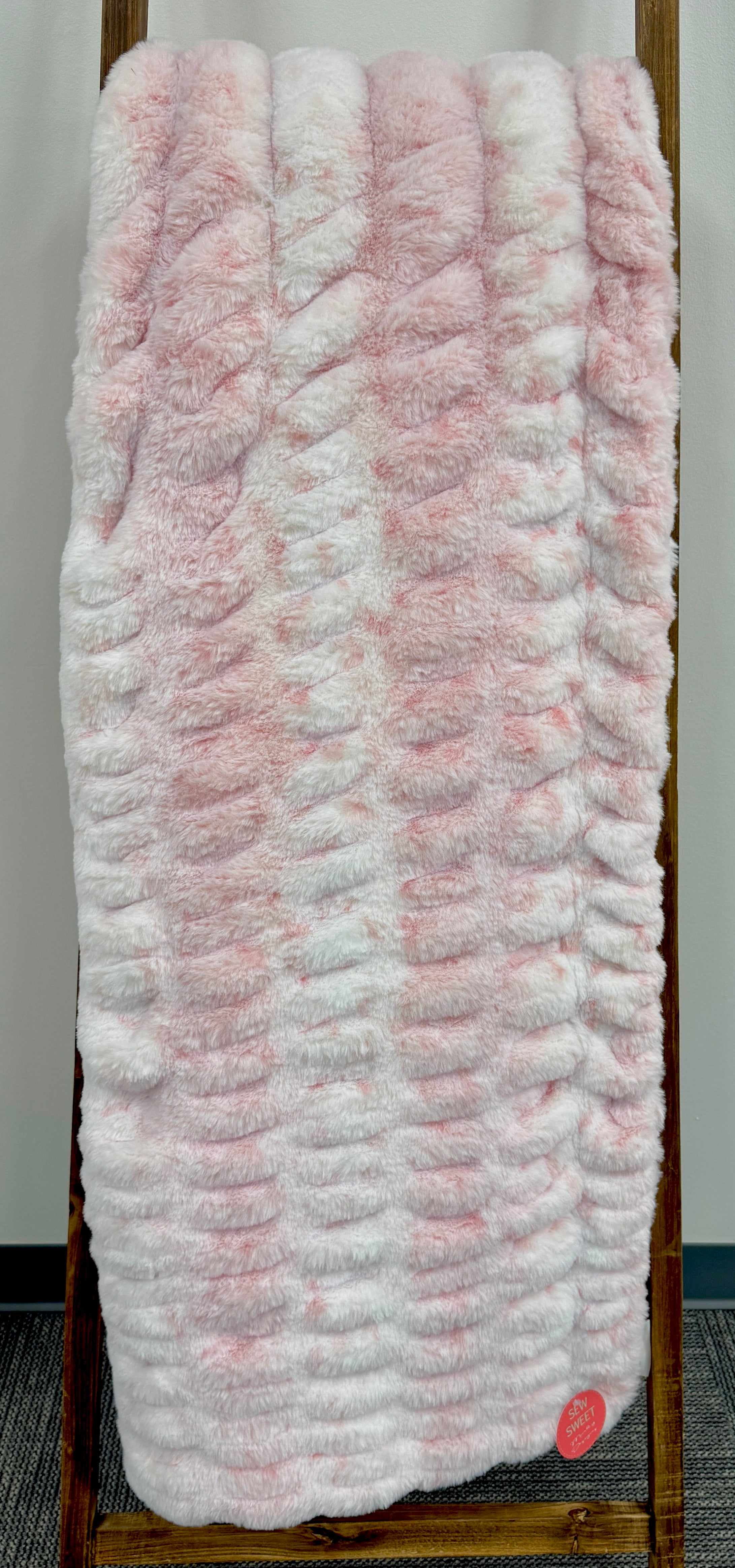 Milan Lynx Rosewater Minky Blanket