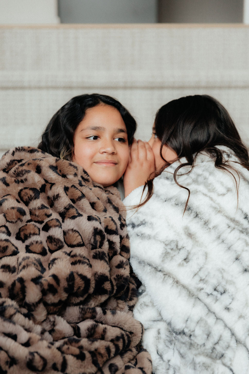 Milan Clouded Leopard Acorn Minky Blanket