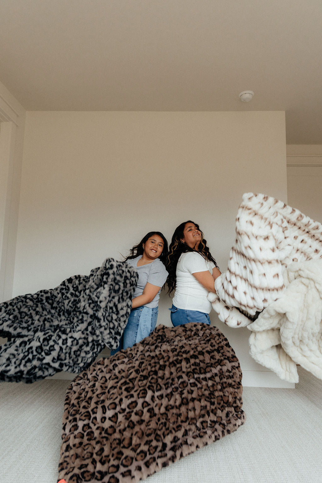 Milan Clouded Leopard Acorn Minky Blanket