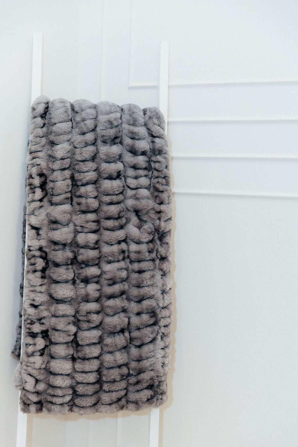 Milan Enzo Graphite Minky Blanket