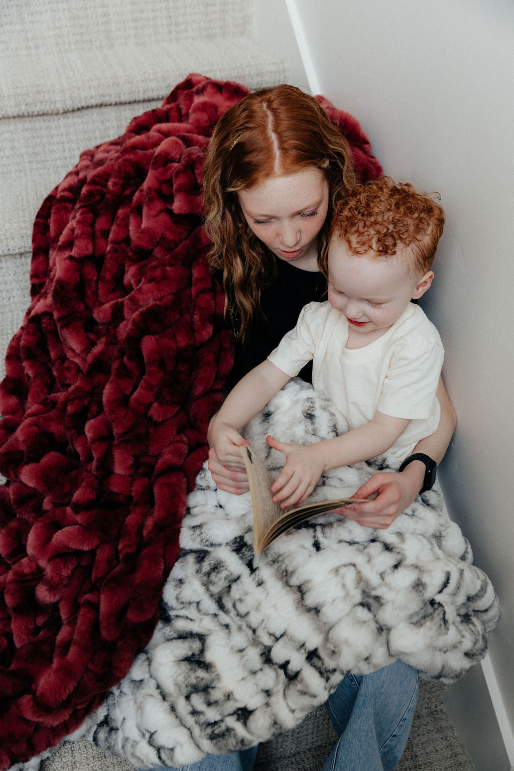 Milan Enzo Desert Rose Minky Blanket