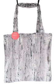 Silver Fox Sterling Black - Tote Bag - Sew Sweet Minky Designs