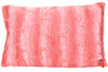 Mamba Coral / Snow - Standard Pillowcase - Sew Sweet Minky Designs