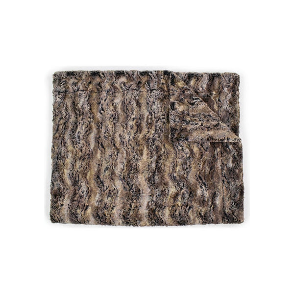 Wild Rabbit Walnut Minky Blanket
