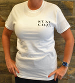 Sew Sweet Stay Cozy White T-Shirt
