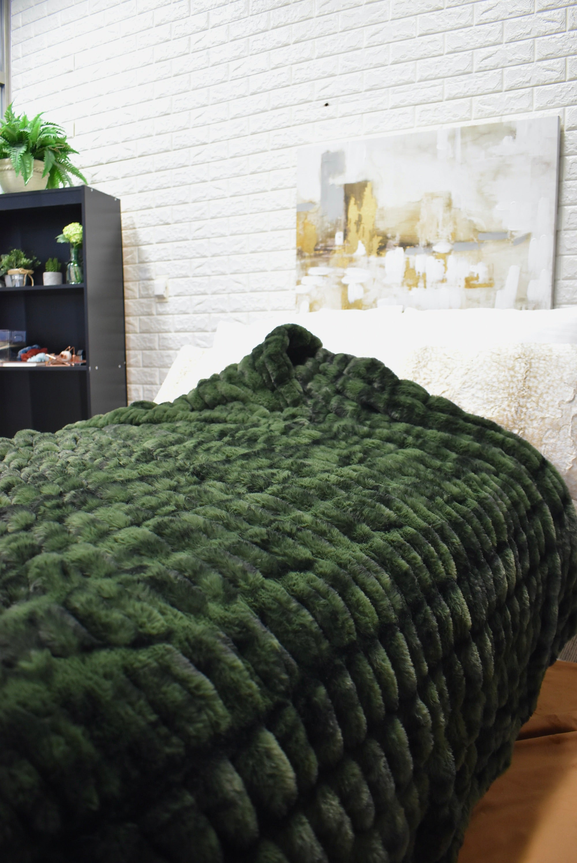 Milan Enzo Loden Minky Blanket