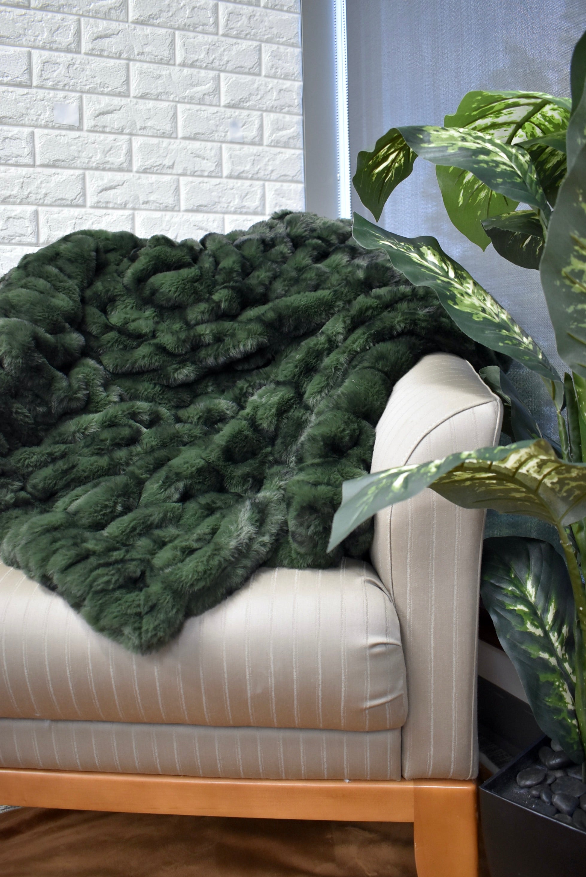 Milan Enzo Loden Minky Blanket