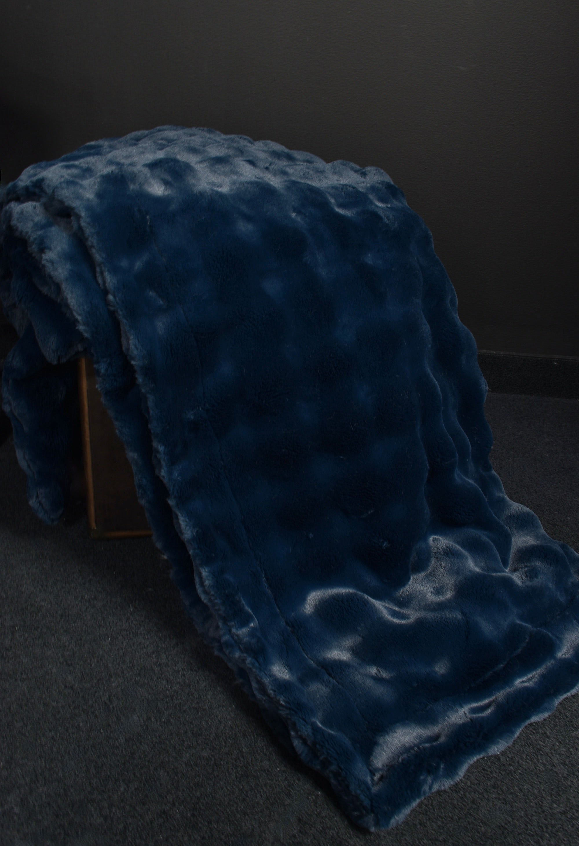 Powderpuff Nightfall Minky Blanket