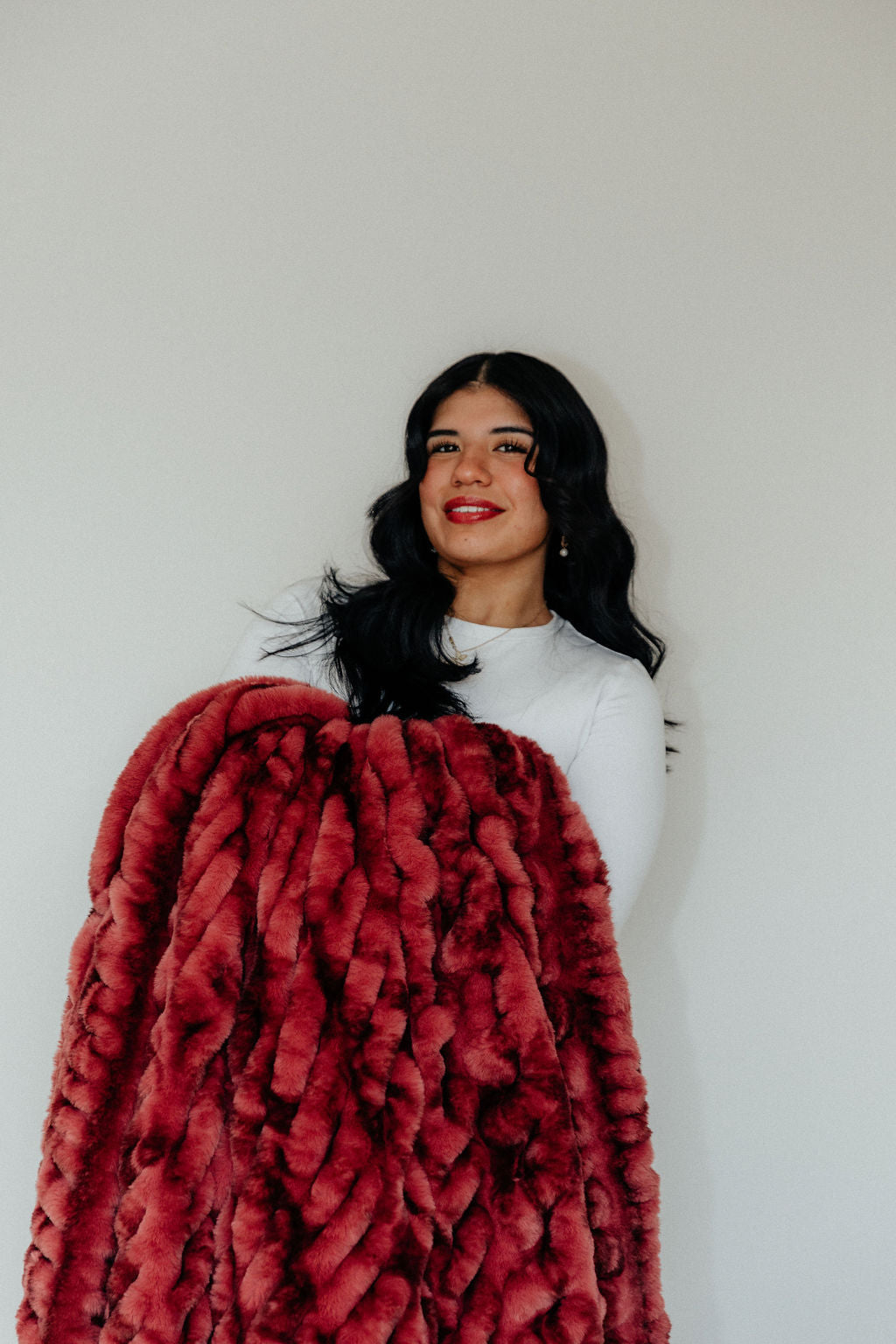 Milan Enzo Desert Rose Minky Blanket