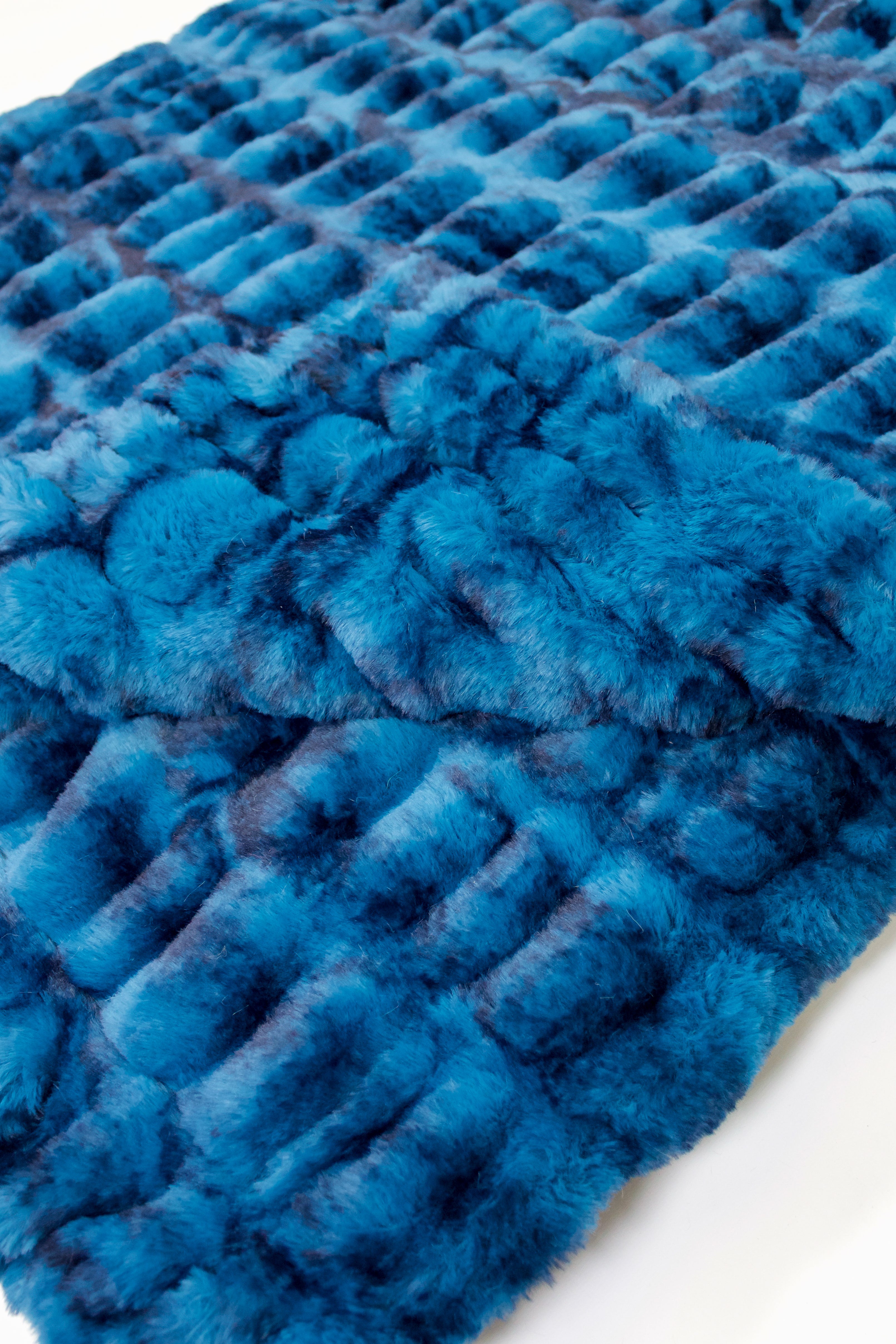 Milan Enzo Dark Sea Minky Blanket