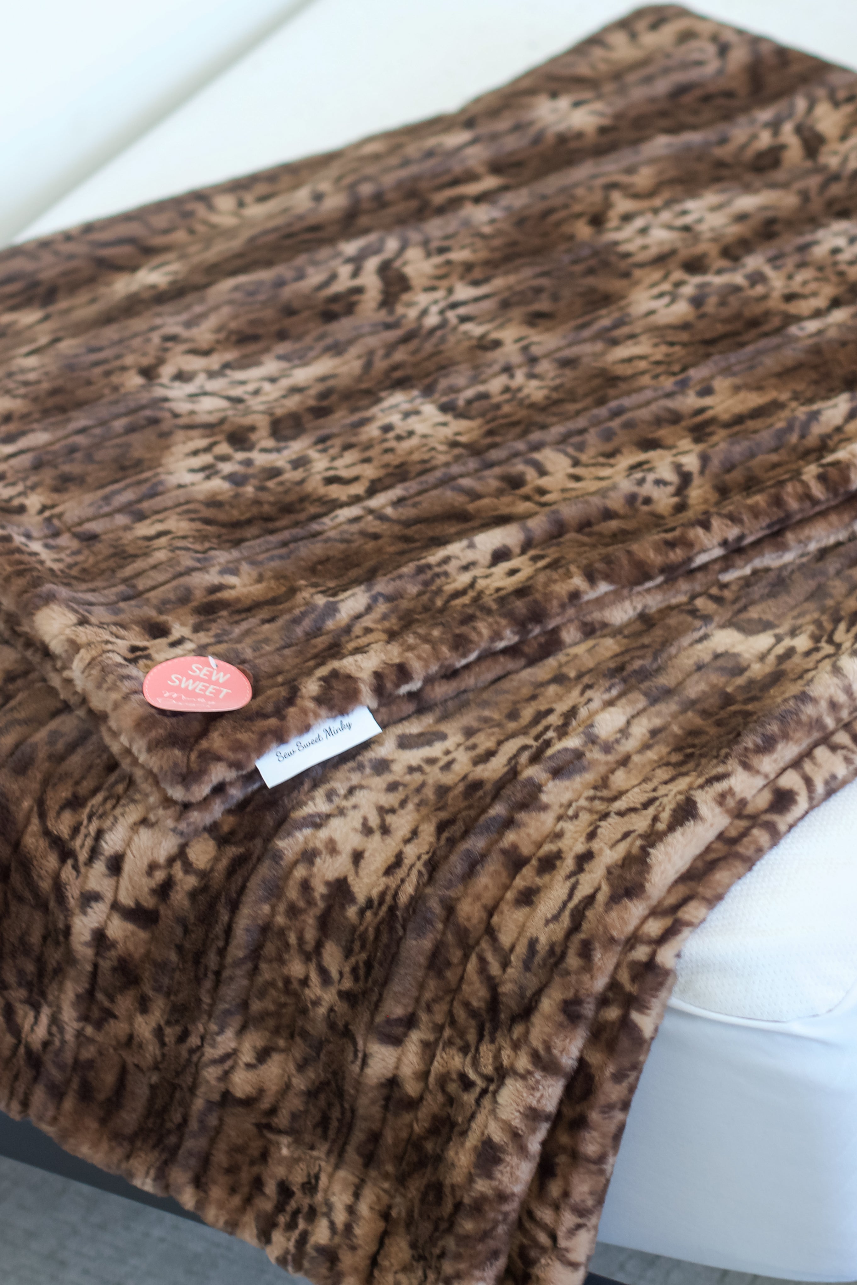 Vienna Bengal Pecan Minky Blanket