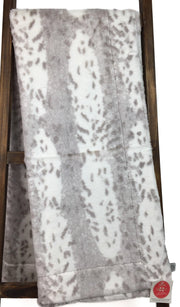 Siberian Leopard Silver - OMG Nicole - Sew Sweet Minky Designs