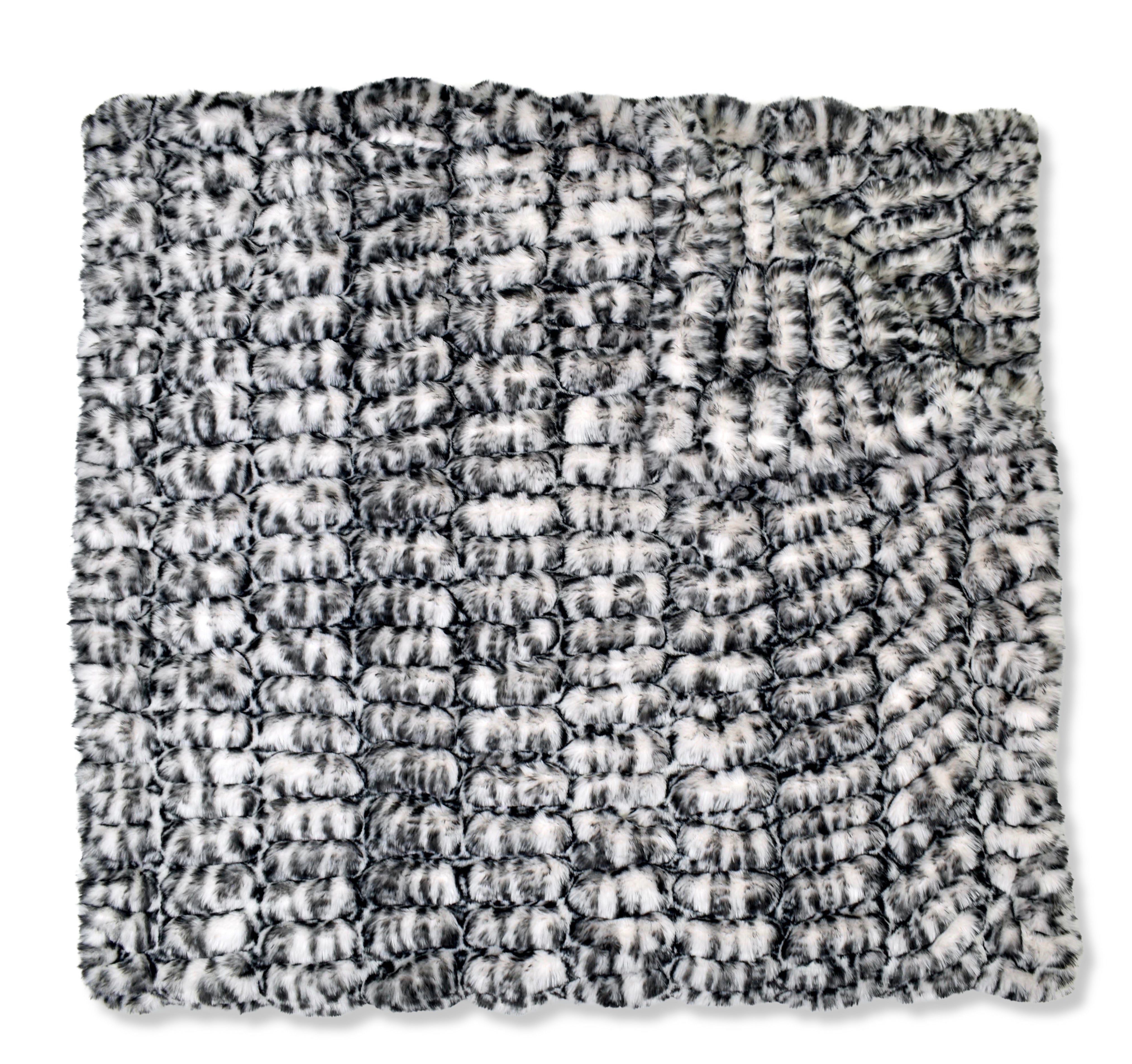 Milan Black Pearl Cheetah Minky Blanket