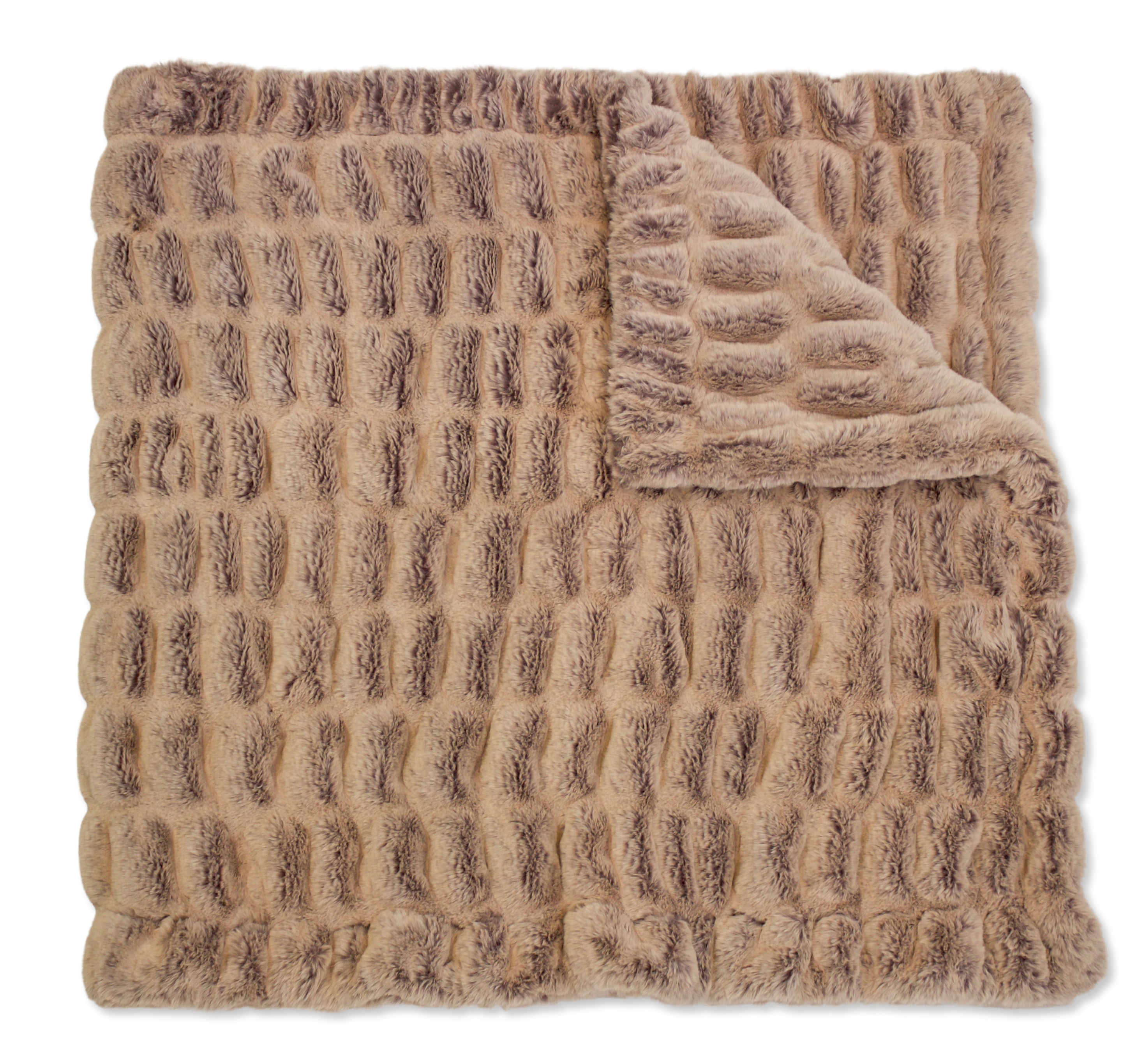 Iced Milan Chocolate / Almond Minky Blanket