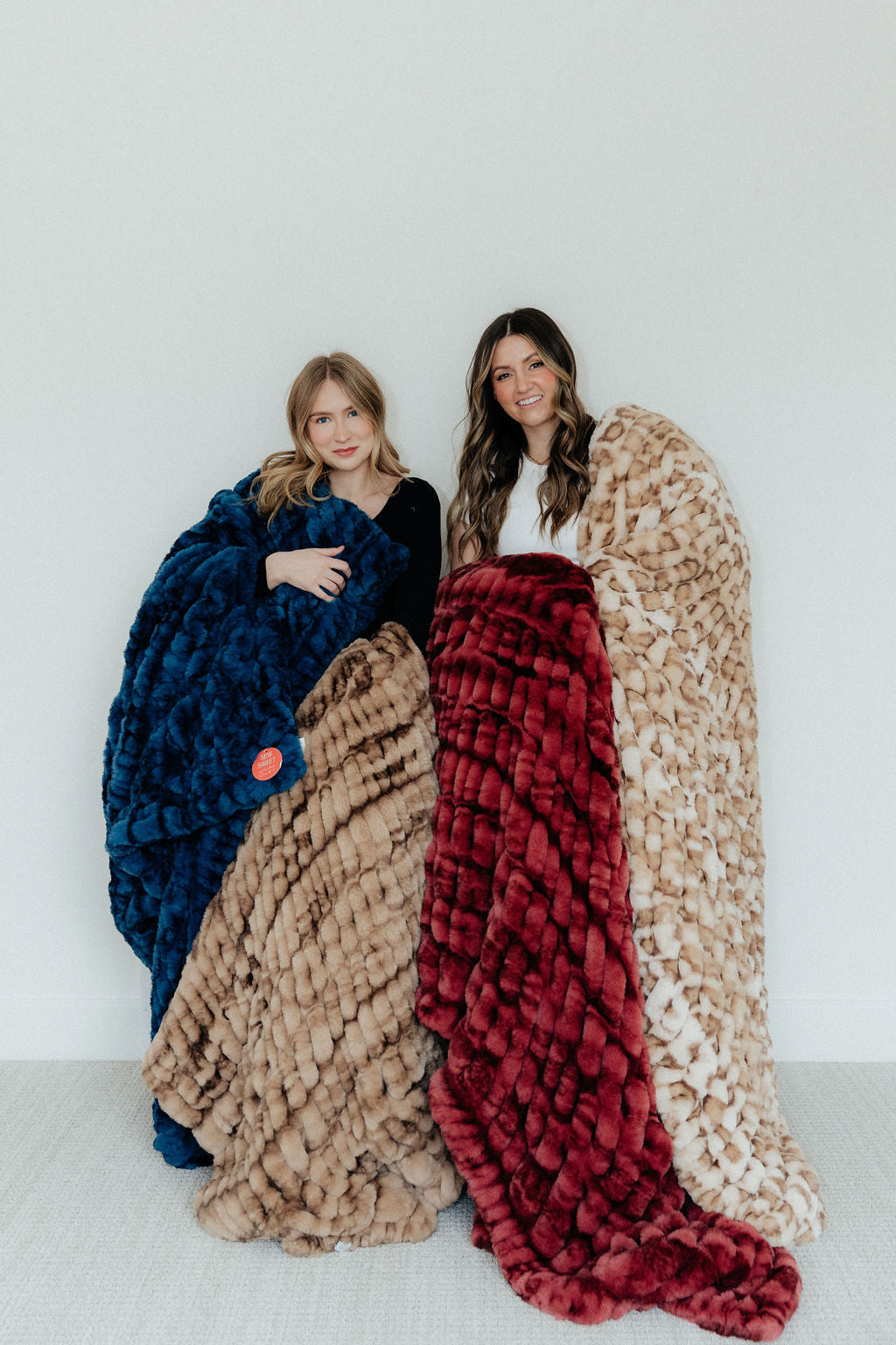 Milan Enzo Mocha Minky Blanket