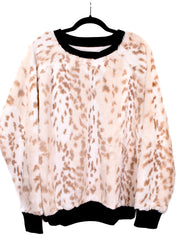 Snow Leopard - Minky Sweater - Sew Sweet Minky Designs