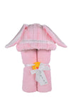 Blush Bunny - Swankie Hooded Towel - Sew Sweet Minky Designs
