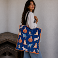 Minky Lined Halloween Tote Bag