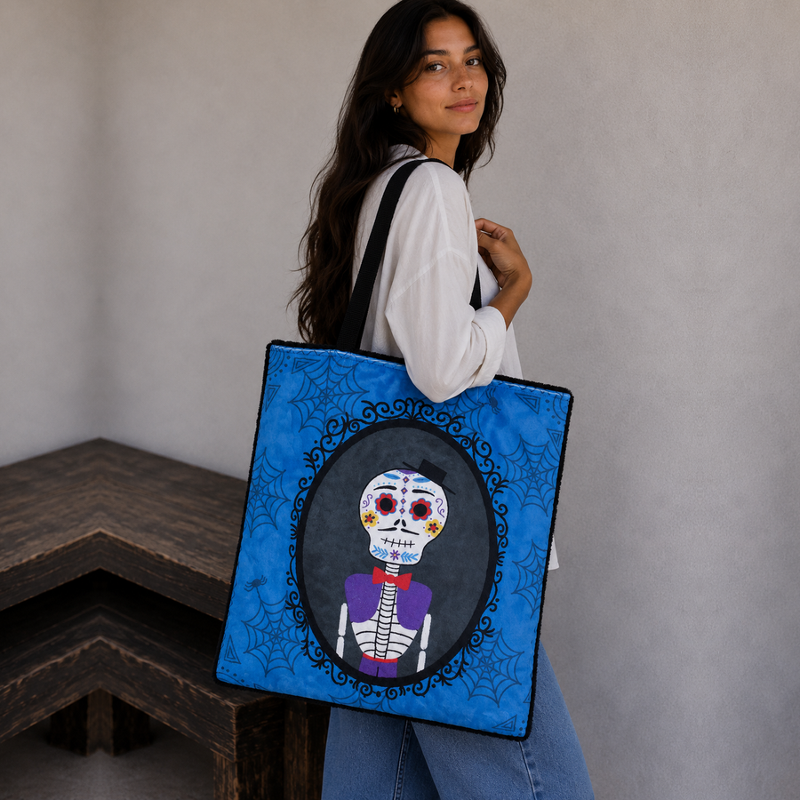 Minky Lined Halloween Tote Bag