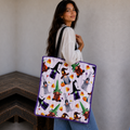 Minky Lined Halloween Tote Bag