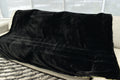 Bunny Black & Camo Green  - XL Flag Strip Minky Blanket
