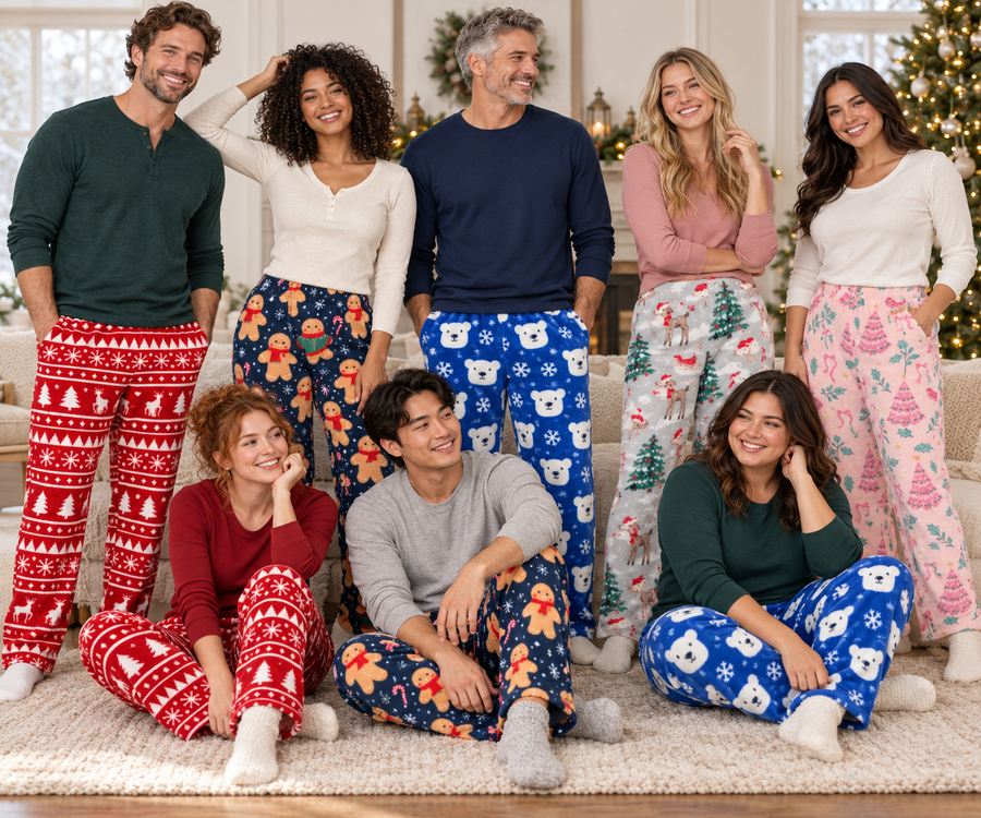 Sew Sweet Holiday Luxury Lounge Pants- Adult