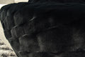 Marbella Black & Camo Green  - XL Flag Strip Minky Blanket