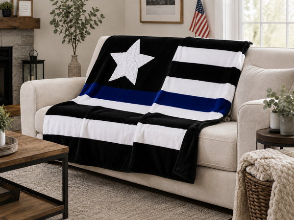 XL Thin Blue Line Blanket