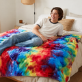 Bunny Fusion Happy Hippie Minky Blanket