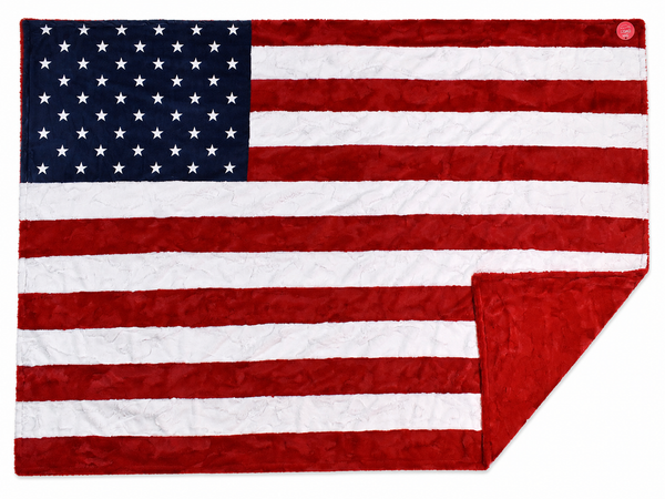 XL Star Panel Flag Strip - Hide Red & White / Red Hide Backing