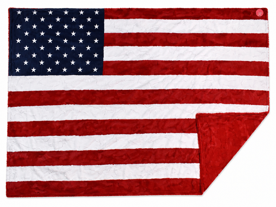 XL Star Panel Flag Strip - Hide Red & White / Red Hide Backing