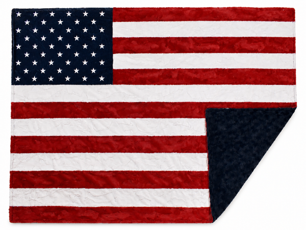 XL Star Panel Flag Strip - Hide Red & White / Luna Navy Backing