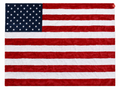 XL Star Panel Flag Strip - Hide RED & White Dazzle Hide