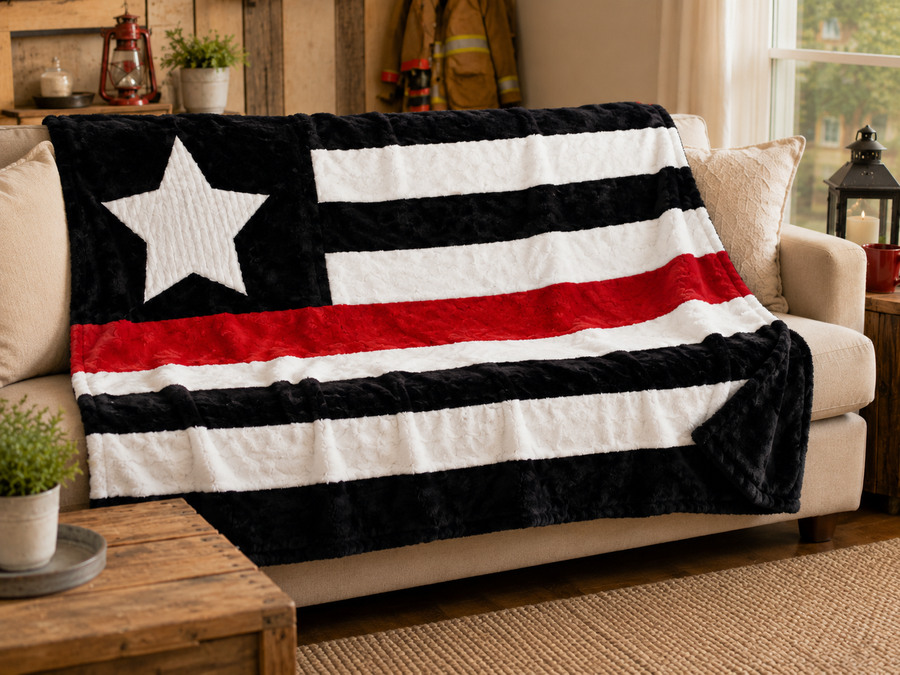 XL Thin Red Line Blanket