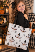 Satin Lined Halloween Tote Bag