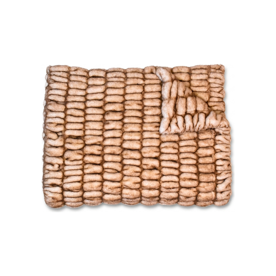 Milan Dulce Almond Cream Minky Blanket