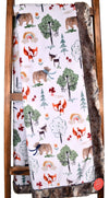 All That Wander Multi / Wild Rabbit Driftwood - XL Snuggler - Sew Sweet Minky Designs