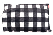 Buffalo Check Snow / Black - Standard Pillowcase - Sew Sweet Minky Designs