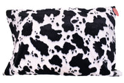 Cow Black / Snow - Standard Pillowcase - Sew Sweet Minky Designs