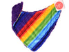 Spectrum Bright / Marble Amethyst - Minky Bib - Sew Sweet Minky Designs