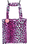 Seal Leopard Cerise - Tote Bag - Sew Sweet Minky Designs