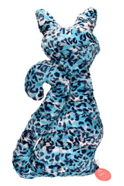 Cat Bobcat Navy / Mallard - Stuffie - Sew Sweet Minky Designs