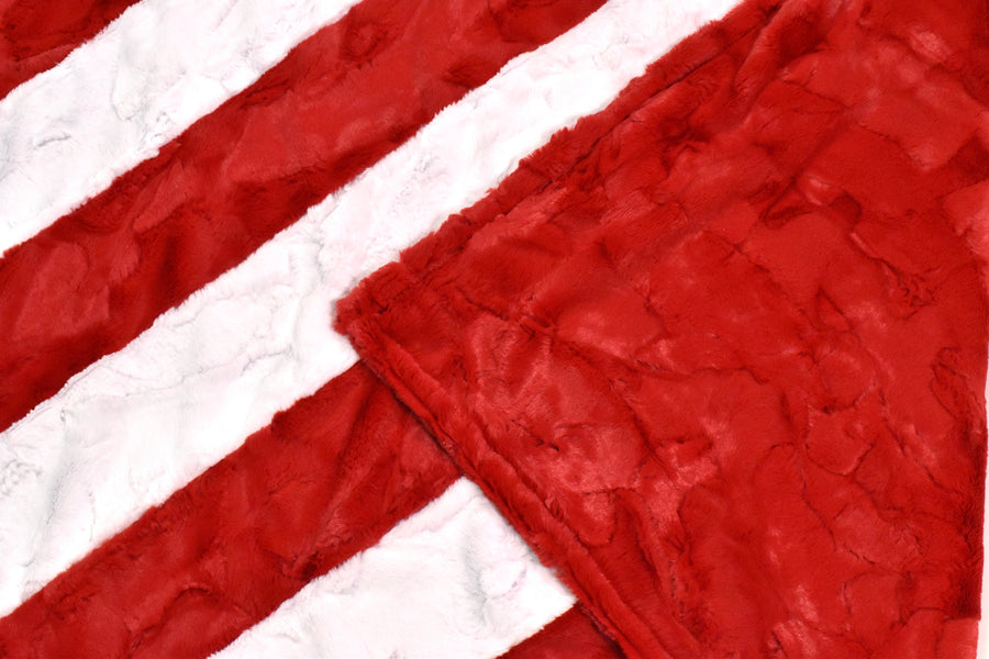 XL Star Panel Flag Strip - Hide Red & White / Red Hide Backing