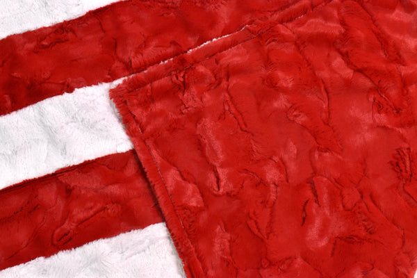XL Star Panel Flag Strip - Hide RED & White Dazzle Hide