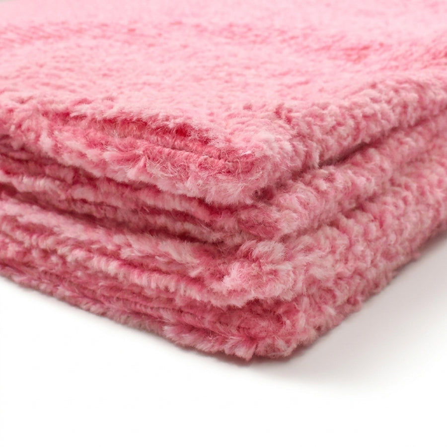 Weave Fuchsia Minky Blanket