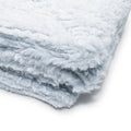 Weave Blue Minky Blanket