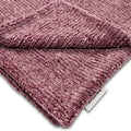 Weave Black Cherry Minky Blanket