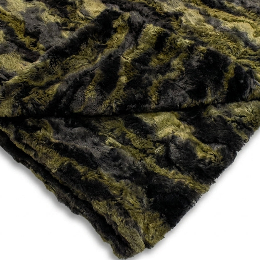 Wild Rabbit Crocodile Minky Blanket