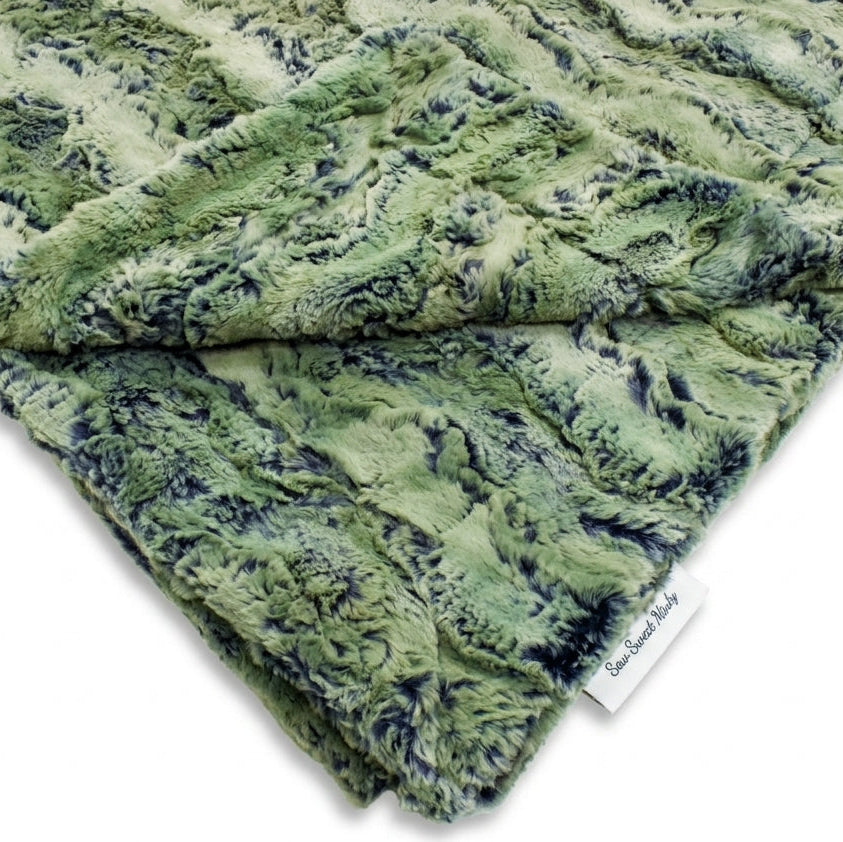 Wild Rabbit Artichoke Minky Blanket