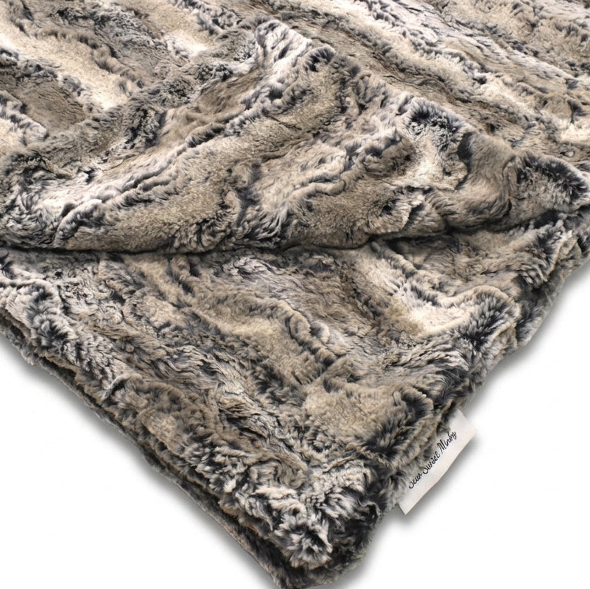 Wild Rabbit Natural Minky Blanket